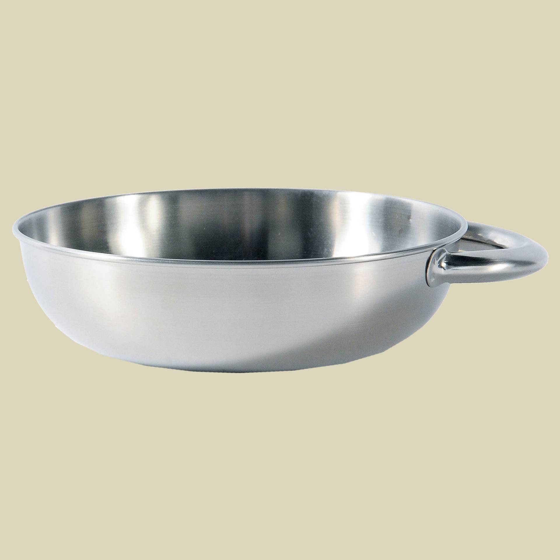BOWL w. Grip Größe Ø 18 x 5 cm Farbe edelstahl BOWL w. Grip Größe Ø 18 x 5 cm Farbe edelstahl von Tatonka