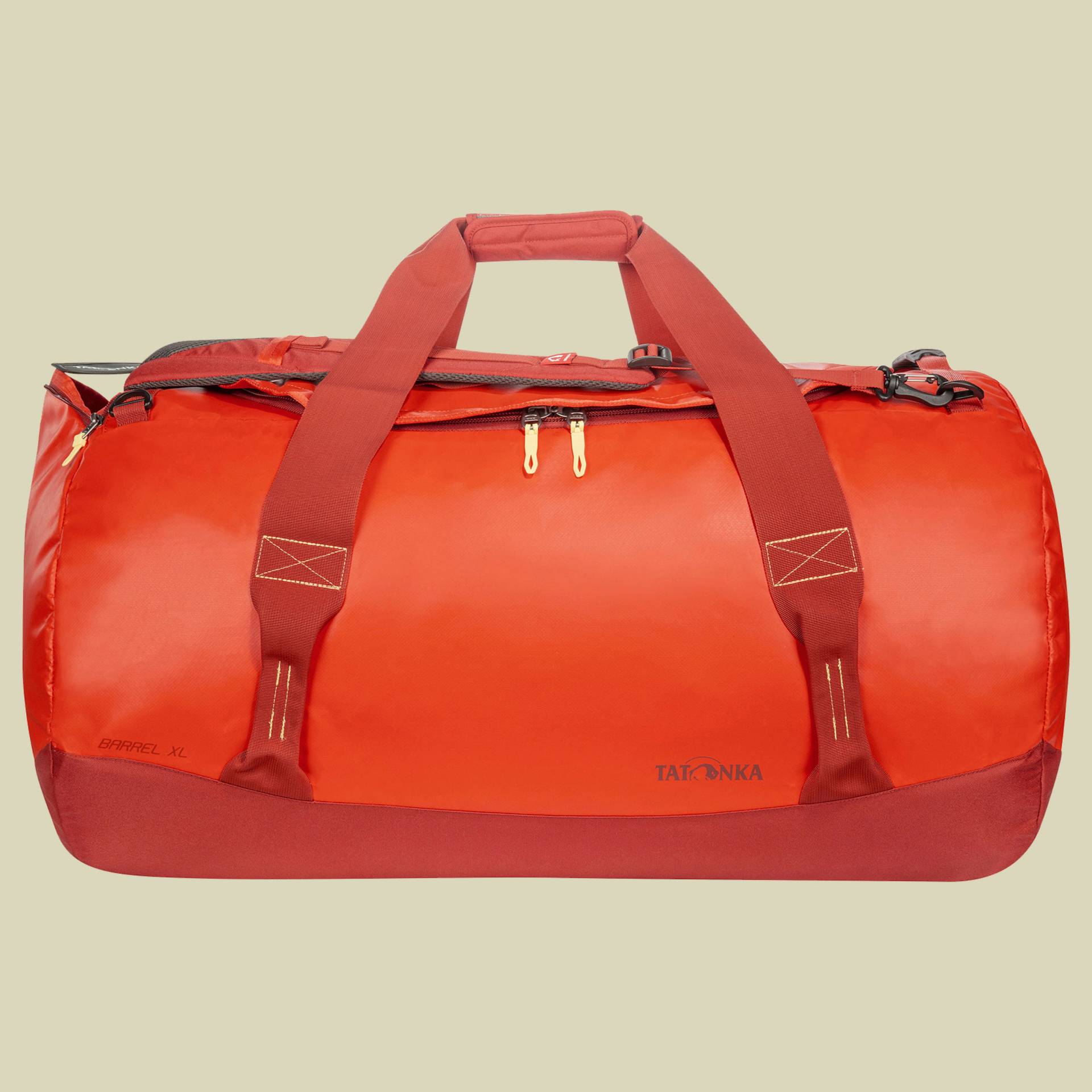 Barrel Duffel XL Volumen 110 Farbe red orange von Tatonka