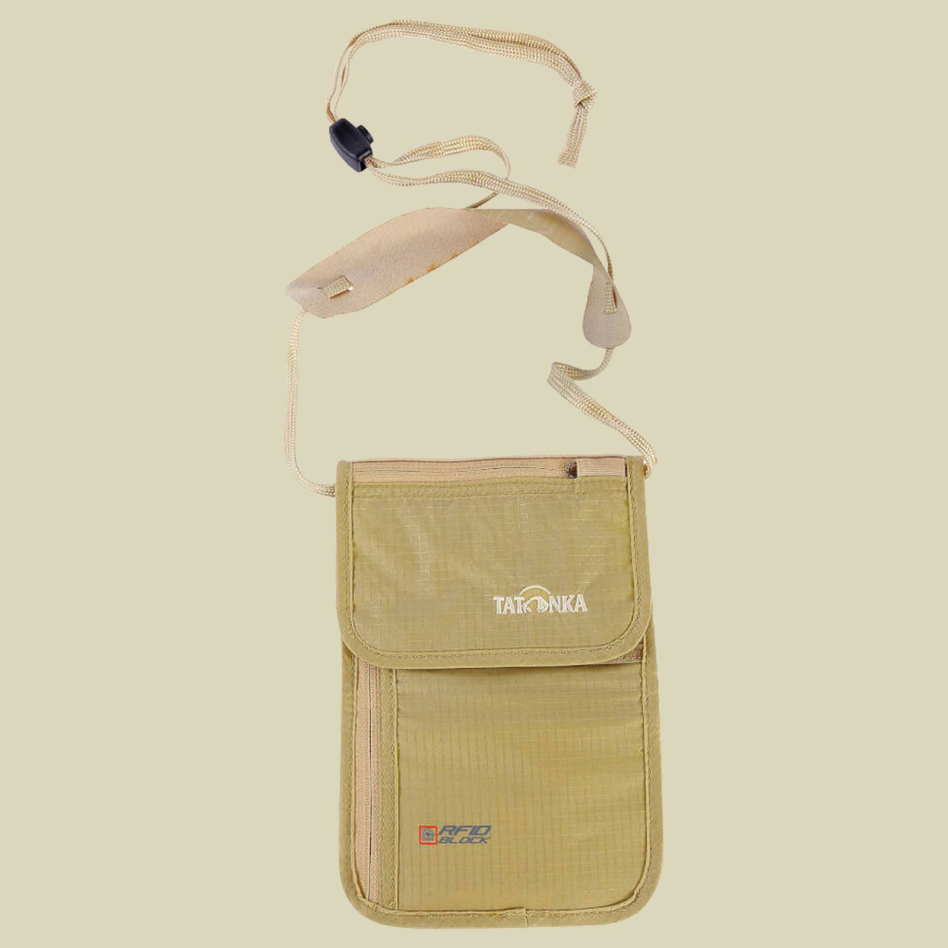 Skin Neck Pouch RFID B one size beige - natural Skin Neck Pouch RFID B one size beige - natural von Tatonka