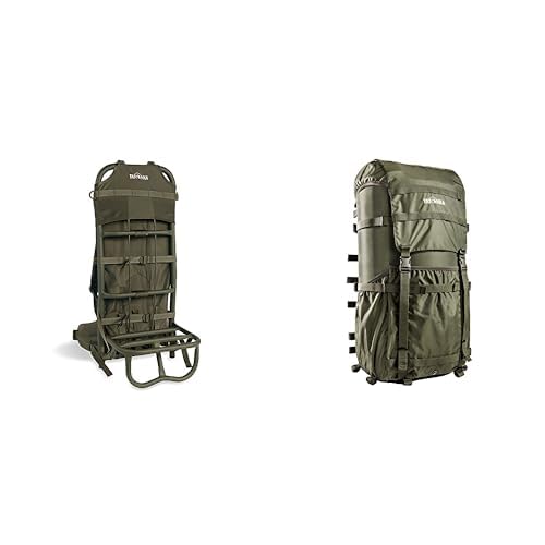 Tatonka 1130 Lastenkraxe, Olive, 78 x 35 x 28 cm, 80 Liter & Unisex – Erwachsene Packsack 2 Lastenkr Kraxe, Olive, 66 x 34 x 25 cm von Tatonka