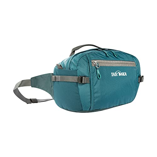 Tatonka Bauchtasche Hip Bag M - Große Hüfttasche mit Reißverschlussfach, elastischer Seitentasche und Einer Fronttasche mit Schlüsselhalter (Teal Green) von Tatonka