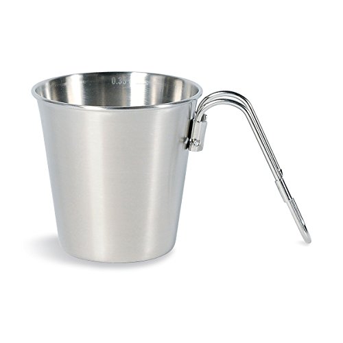 Tatonka Edelstahl-Becher Expedition Mug (350 ml) - Einwandiger Trinkbecher mit 3,5l Volumen, abnehmbarem Griff und Volumenskalierung - Lebensmittelecht, unzerbrechlich, schadstofffrei - Ø 9 x 9 cm Tatonka Edelstahl-Becher Expedition Mug (350 ml) - Einwandiger Trinkbecher mit 3,5l Volumen, abnehmbarem Griff und Volumenskalierung - Lebensmittelecht, unzerbrechlich, schadstofffrei - Ø 9 x 9 cm von Tatonka