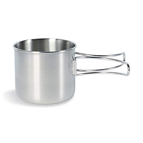 Tatonka Becher Handle Mug 500 ml - Tasse aus rostfreiem Edelstahl - Mit Klappgriffen und Volumenskalierung - kompatibel mit Nalgene Weithals 1L Tatonka Becher Handle Mug 500 ml - Tasse aus rostfreiem Edelstahl - Mit Klappgriffen und Volumenskalierung - kompatibel mit Nalgene Weithals 1L von Tatonka