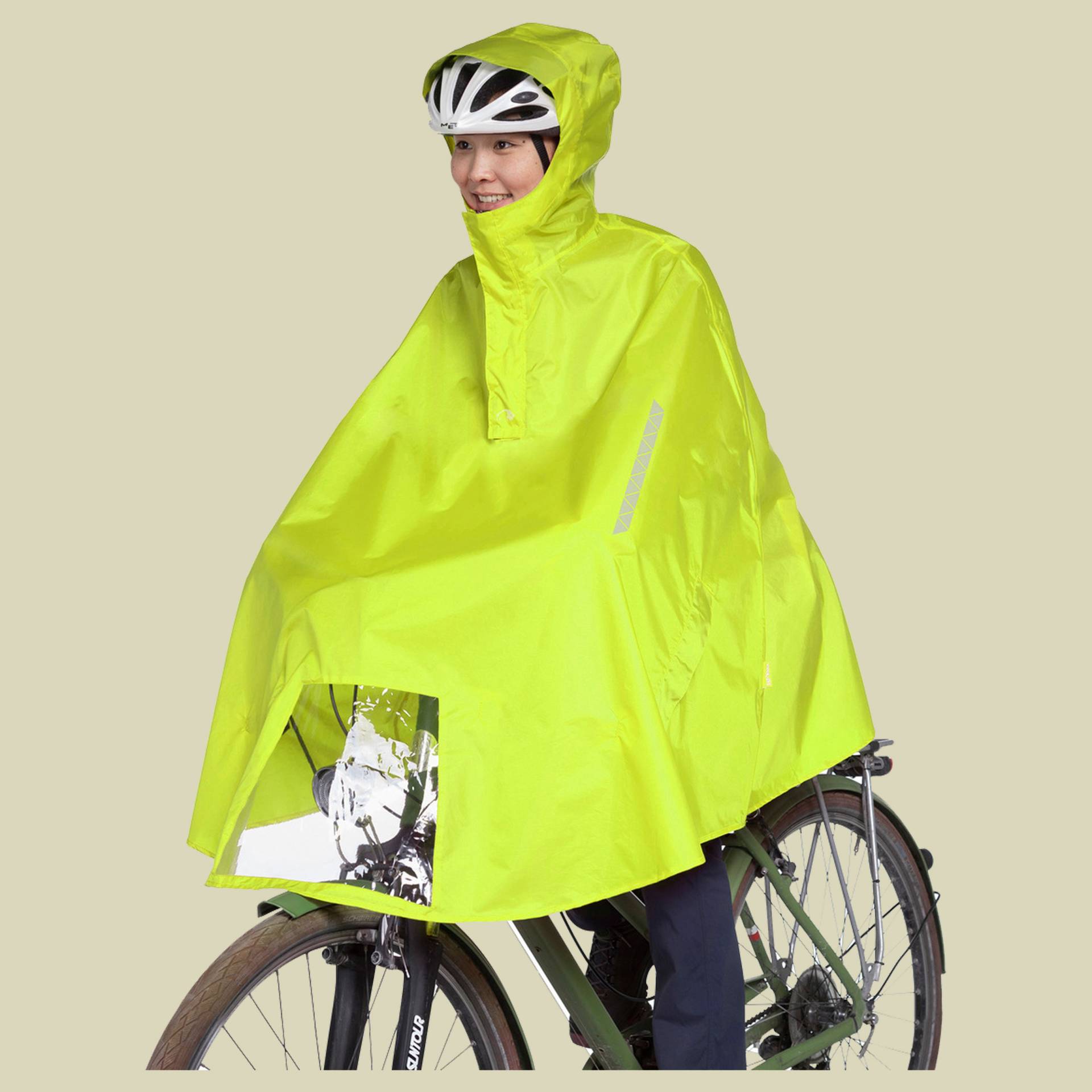 Bike Poncho Größe S Farbe safety yellow von Tatonka