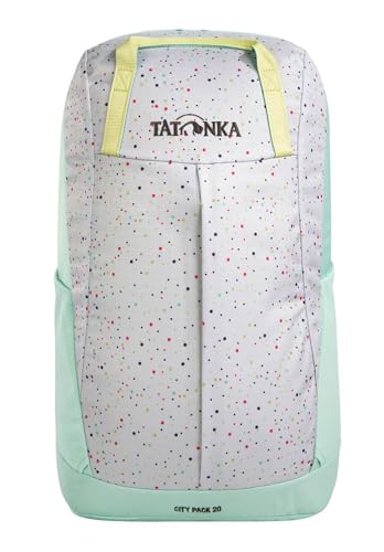 Tatonka Rucksack City Pack 20l - Leichter Daypack aus recycelten Materialien - 20 Liter (ash grey confetti) von Tatonka