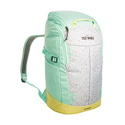 Tatonka Rucksack City Pack 22l - Daypack mit Laptop-Fach und großer Öffnung - aus recycelten Materialien - 22 Liter Volumen (ash grey confetti) von Tatonka