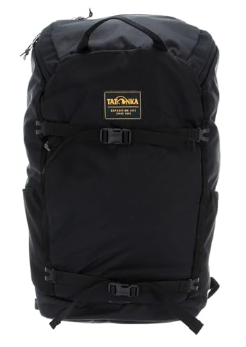 Tatonka Rucksack City Pack 30l - Großer Daypack mit Laptop-Fach und abnehmbarer Hüfttasche - aus recycelten Materialien - PFC-frei - 30 Liter Volumen (black) von Tatonka