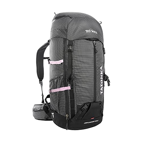 Tatonka Cima di Basso 38L W RECCO - Leichter Kletterrucksack für Frauen - Mit Helmfach, RECCO-Notfall-Reflektor und 38 Liter Volumen (black) von Tatonka