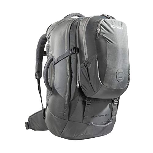 Tatonka 1139 Great Escape 50+10 - Reiserucksack mit abnehmbarem 10l-Daypack - für Herren und Damen - 60 Liter - 64 x 30 x 18 cm - Titan Grey von Tatonka