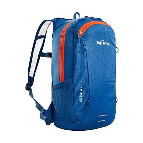 Tatonka 1534 Fahrradrucksack Baix 10L - Kleiner, leichter Outdoor-Rucksack mit Helmhalterung und 10 Liter Volumen - Herren und Damen - blau von Tatonka