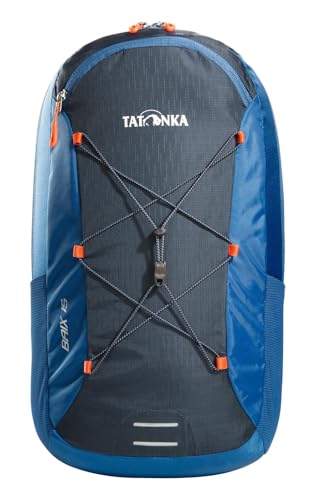 Tatonka Fahrradrucksack Baix 15L - Kleiner, leichter Outdoor-Rucksack mit Helmhalterung und 15 Liter Volumen - Damen und Herren - blau von Tatonka