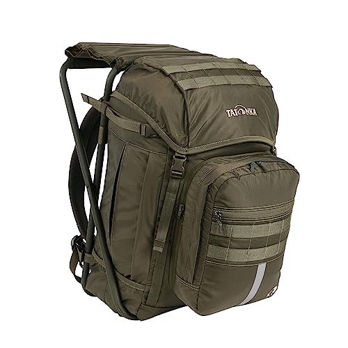 Tatonka Petri Chair 35L - Rucksack mit Stuhl und 35 Liter Volumen – Belastbar bis 130 Kg – Inklusive abnehmbarer Fronttasche mit spezieller Ausstattung für Angler (olive) Tatonka Petri Chair 35L - Rucksack mit Stuhl und 35 Liter Volumen – Belastbar bis 130 Kg – Inklusive abnehmbarer Fronttasche mit spezieller Ausstattung für Angler (olive) von Tatonka