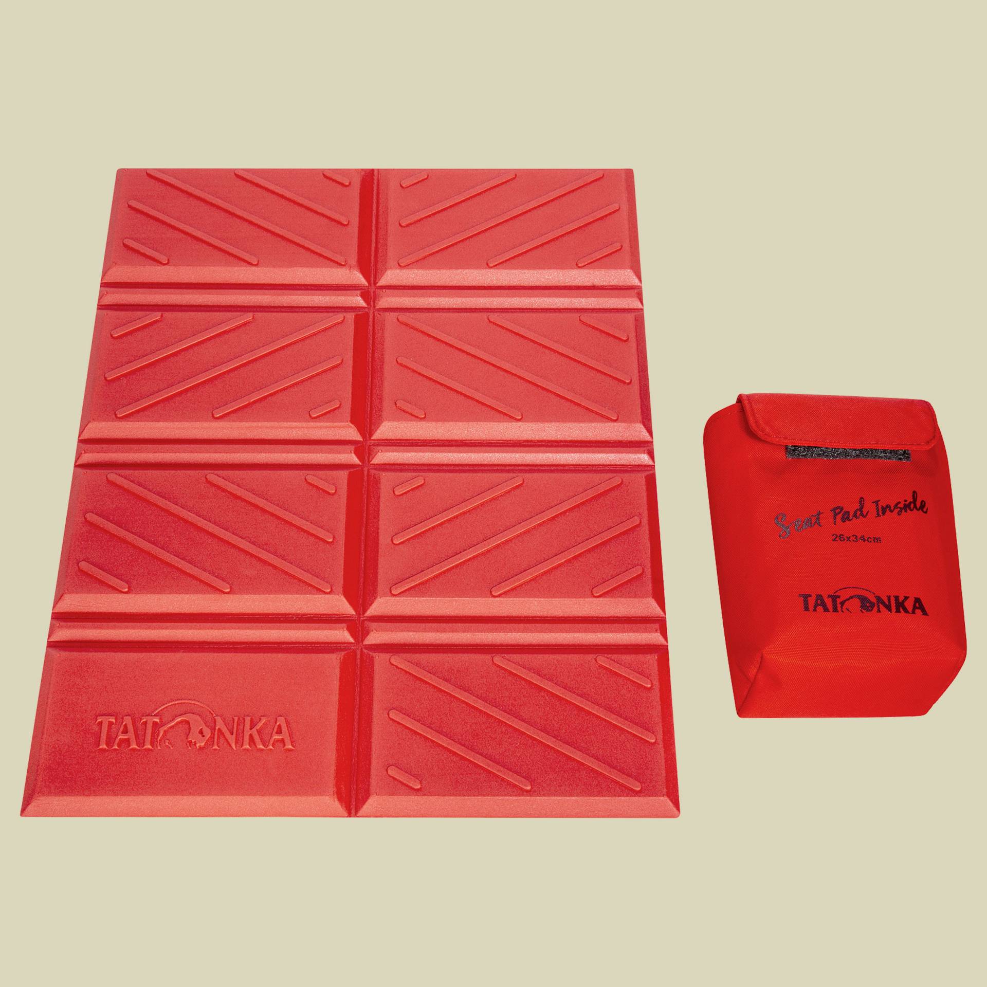 Foldable Seat Mat 26x34 Größe 26 x 34 cm Farbe red Foldable Seat Mat 26x34 Größe 26 x 34 cm Farbe red von Tatonka