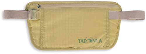 Tatonka Bauchtasche Skin Document Belt - Flache Hüfttasche mit großem Reißverschluss-Fach - Zum versteckten Tragen unter der Kleidung (natural) von Tatonka