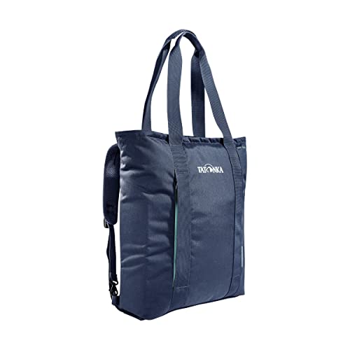 Tatonka Rucksacktasche Grip Bag 13l - Tasche mit verstaubaren Rucksackträgern und Laptopfach - als Tasche oder Rucksack verwendbar - 13 Liter (navy) von Tatonka