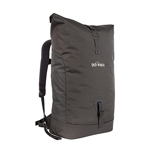 Tatonka 34l Daypack Grip Rolltop Pack - Rucksack mit Rollverschluss und 15 Laptopfach - Tagesrucksack für Frauen und Männer - 34 Liter (titan grey) von Tatonka