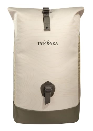 Tatonka 25l Daypack Grip Rolltop Pack S - Rucksack mit Rollverschluss und 15" Laptopfach - Tagesrucksack - 25 Liter - Brown Rice Curve Tatonka 25l Daypack Grip Rolltop Pack S - Rucksack mit Rollverschluss und 15" Laptopfach - Tagesrucksack - 25 Liter - Brown Rice Curve von Tatonka