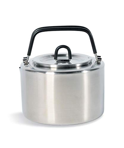 Tatonka Wasserkessel H2O Pot 1,5 L - Wasserkocher aus Edelstahl mit klappbaren isolierten Griffen und Deckel - Lebensmittelecht und resistent gegen Fruchtsäuren - 1,5 Liter Tatonka Wasserkessel H2O Pot 1,5 L - Wasserkocher aus Edelstahl mit klappbaren isolierten Griffen und Deckel - Lebensmittelecht und resistent gegen Fruchtsäuren - 1,5 Liter von Tatonka