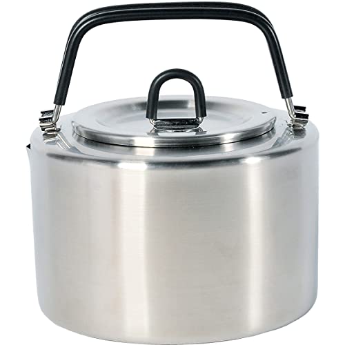 Tatonka Wasserkessel H2O Pot 1,5 L - Wasserkocher aus Edelstahl mit klappbaren isolierten Griffen und Deckel - Lebensmittelecht und resistent gegen Fruchtsäuren - 1,5 Liter Tatonka Wasserkessel H2O Pot 1,5 L - Wasserkocher aus Edelstahl mit klappbaren isolierten Griffen und Deckel - Lebensmittelecht und resistent gegen Fruchtsäuren - 1,5 Liter von Tatonka
