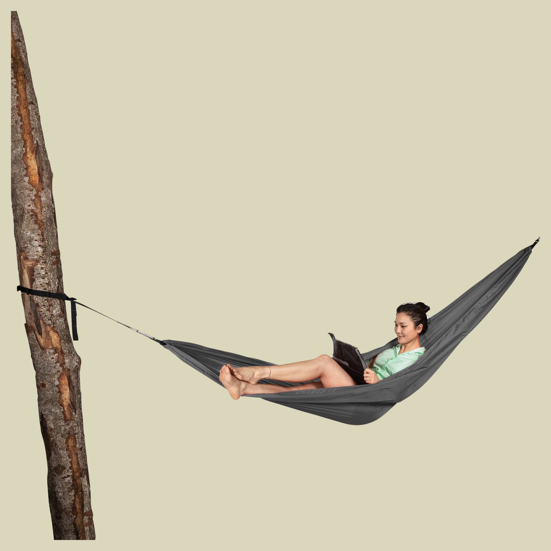 Hammock Single Größe one size Farbe titan grey von Tatonka