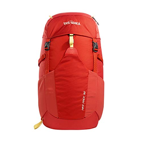 Tatonka Wanderrucksack Hike Pack 32l mit Rückenbelüftung und Regenschutz - Leichter, bequemer Rucksack zum Wandern für mit 32 Liter Volumen (red orange) von Tatonka