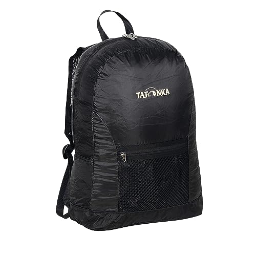 Tatonka Superlight - Faltbarer und sehr leichter Rucksack mit 18 Liter Volumen, Netztasche und integrierter Gürteltasche, Schwarz Tatonka Superlight - Faltbarer und sehr leichter Rucksack mit 18 Liter Volumen, Netztasche und integrierter Gürteltasche, Schwarz von Tatonka