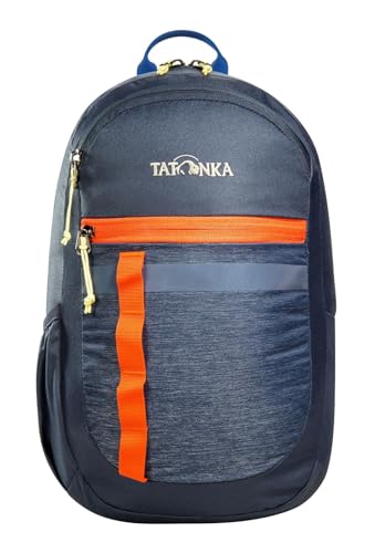 Tatonka Kinderrucksack City Pack JR 12 - Rucksack für Jungen und Mädchen ab 6 Jahren - Mit Reflexstreifen und inkl. Sitzkissen - 12 Liter - dunkelblau von Tatonka