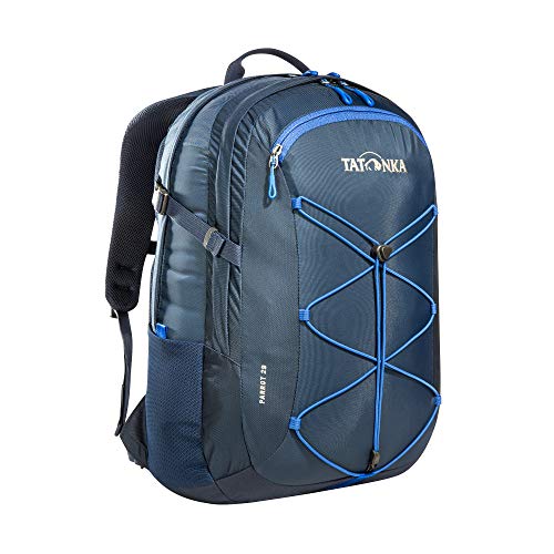 Tatonka Laptop-Rucksack Parrot 29 - Daypack mit 15 Zoll Notebookfach - Bietet Platz für mehrere DIN A4-Ordner - für Frauen und Männer - 29 Liter - blau von Tatonka