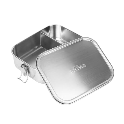 Tatonka Edelstahl Brotdose Lunch Box 2 1000 ml Lock - Brotbox mit Unterteilung und Bügelverschluss - unzerbrechlich, schadstofffrei, spülmaschinenfest, plastikfrei und BPA-frei - 1l Tatonka Edelstahl Brotdose Lunch Box 2 1000 ml Lock - Brotbox mit Unterteilung und Bügelverschluss - unzerbrechlich, schadstofffrei, spülmaschinenfest, plastikfrei und BPA-frei - 1l von Tatonka