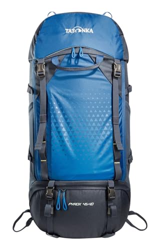 Tatonka Pyrox 45L - Tourenrucksack mit großer Frontöffnung, Bodenfach und Regenhülle - 45 Liter (blue) von Tatonka