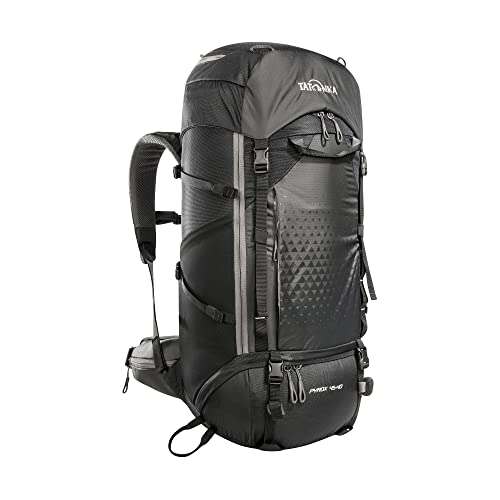 Tatonka Pyrox 45L - Tourenrucksack mit großer Frontöffnung, Bodenfach und Regenhülle - 45 Liter (black) von Tatonka