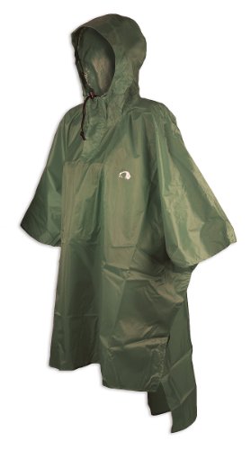 Tatonka Poncho 3 (XL-XXL) - Wasserdichtes Regencape mit Kapuze und Schnürzug - Inklusive Beutel - Größe XL -XXL (cub) von Tatonka