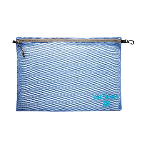 Tatonka Reißverschlusstasche Zip Pouch - Flache Aufbewahrungs- und Dokumententasche in verschiedenen Größen und als Set - durchsichtig, wasserfest und robust , blue, XL (35 x 25 cm) von Tatonka