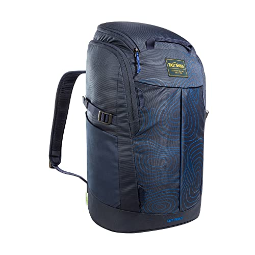 Tatonka Rucksack City Pack 22l - Daypack mit Laptop-Fach und großer Öffnung - aus recycelten Materialien - 22 Liter Volumen (navy curve) von Tatonka