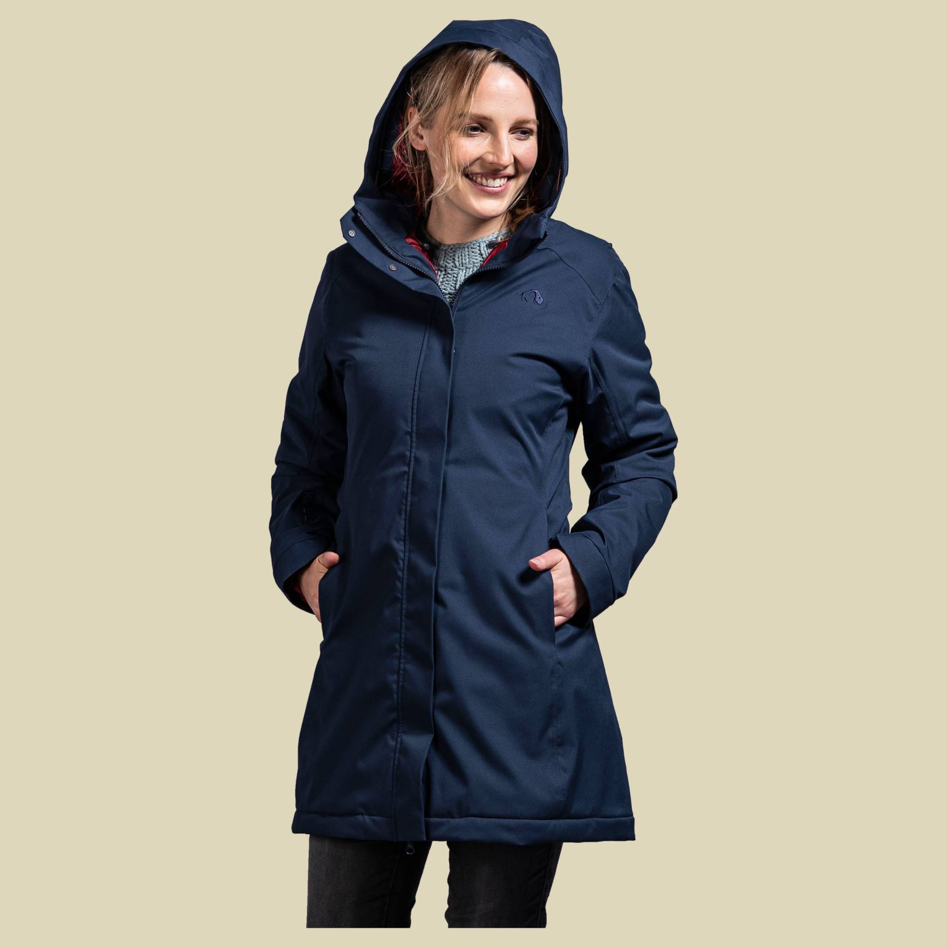 STIR W&#039;s Hooded Coat Women Größe 42 Farbe dark navy von Tatonka