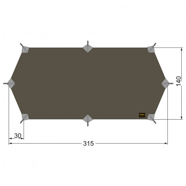 Tatonka - Tarp Wing 1 LT - Tarp braun Tatonka - Tarp Wing 1 LT - Tarp braun von Tatonka