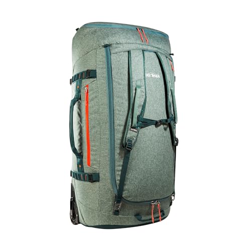 Tatonka Trolley Duffle Roller 140 L - Faltbare Reisetasche mit Rollen und Rucksackfunktion - In eigener Deckeltasche verstaubar - 140 Liter Volumen Tatonka Trolley Duffle Roller 140 L - Faltbare Reisetasche mit Rollen und Rucksackfunktion - In eigener Deckeltasche verstaubar - 140 Liter Volumen von Tatonka