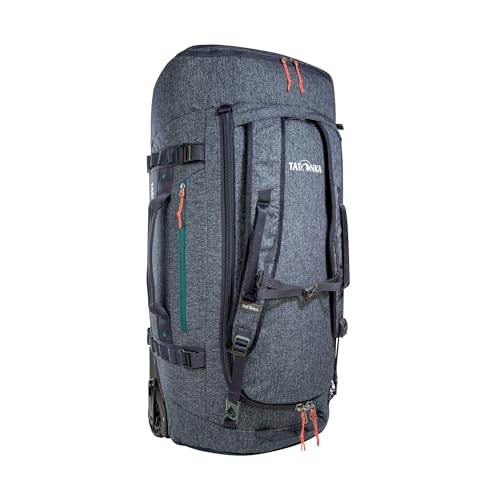 Tatonka Trolley Duffle Roller 80 - Faltbare Reisetasche mit Rollen und Rucksackfunktion - In eigener Deckeltasche verstaubar - 80 Liter Volumen Tatonka Trolley Duffle Roller 80 - Faltbare Reisetasche mit Rollen und Rucksackfunktion - In eigener Deckeltasche verstaubar - 80 Liter Volumen von Tatonka
