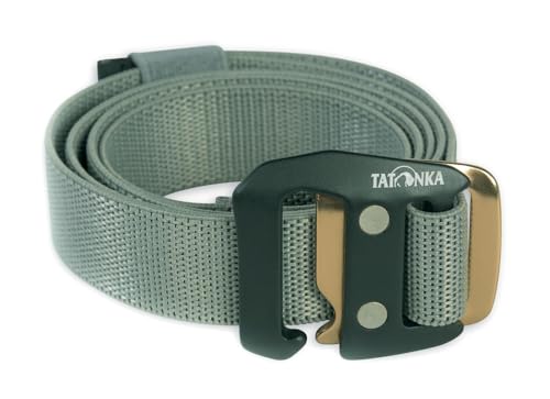 Tatonka Unisex Bælte strækbælte 25 mm G rtel, Warm Grey, 110 x 2,5 cm EU von Tatonka