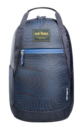 Tatonka Rucksack City Pack 15l - Kleiner, leichter Daypack aus recycelten Materialien - 15 Liter Volumen (navy curve) Tatonka Rucksack City Pack 15l - Kleiner, leichter Daypack aus recycelten Materialien - 15 Liter Volumen (navy curve) von Tatonka