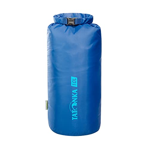 Tatonka Packbeutel Dry Sack 10l - Wasserdichter Packsack mit Rollverschluss und Steckschließe - Aus recyceltem Polyester - 10 Liter Volumen (blau) Tatonka Packbeutel Dry Sack 10l - Wasserdichter Packsack mit Rollverschluss und Steckschließe - Aus recyceltem Polyester - 10 Liter Volumen (blau) von Tatonka