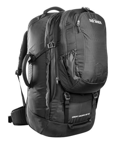 Tatonka Great Escape 60+10 - Reiserucksack mit großer Kofferöffnung, abnehmbarem Daypack (10l) und abdeckbarem Tragesystem - 70 Liter - 67 x 33 x 20 cm - black Tatonka Great Escape 60+10 - Reiserucksack mit großer Kofferöffnung, abnehmbarem Daypack (10l) und abdeckbarem Tragesystem - 70 Liter - 67 x 33 x 20 cm - black von Tatonka