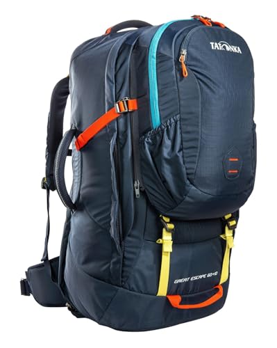 Tatonka Great Escape 60+10 - Reiserucksack mit großer Kofferöffnung, extra Rucksack (10l) und abdeckbarem Tragesystem - 70 Liter - 67 x 33 x 20 cm - navy Tatonka Great Escape 60+10 - Reiserucksack mit großer Kofferöffnung, extra Rucksack (10l) und abdeckbarem Tragesystem - 70 Liter - 67 x 33 x 20 cm - navy von Tatonka