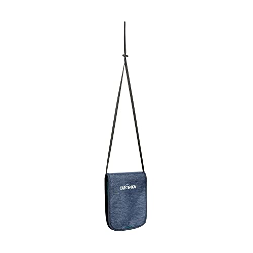 Tatonka Brustbeutel Hang Loose - Geldbeutel zum Umhängen mit DREI Reißverschlussfächern, Steckfächer für Kreditkarten und Sichtfenster - Passend für EU Reisepässe - 14 x 19 x 1 cm - Navy von Tatonka