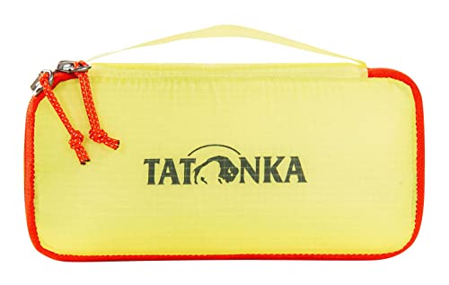 Packtasche Tatonka SQZY Padded Pouch S (0,5 L) - Ultraleichte und gepolsterte Aufbewahrungstasche mit Reißverschluss - Ideal zum Verstauen stoßempfindlicher Gegenstände im Reisegepäck - gelb von Tatonka