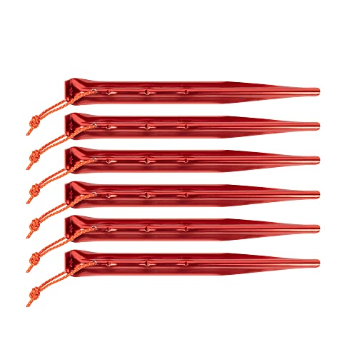 Tatonka Zelthering/Tent Peg Allround 19cm (6 Stück) - Leichte Zeltheringe aus Aluminium und mit V-Profil - 19 cm lang und in gut sichtbarem Rot - 6er-Pack Tatonka Zelthering/Tent Peg Allround 19cm (6 Stück) - Leichte Zeltheringe aus Aluminium und mit V-Profil - 19 cm lang und in gut sichtbarem Rot - 6er-Pack von Tatonka