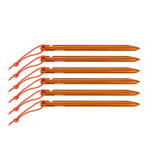 Tatonka Zelthering/Tent Peg Pro 15cm (6 Stück) - Ultraleichte Zeltheringe aus Aluminium und mit Y-Profil - 19 cm lang und in gut sichtbarem Orange - Im 6er-Pack Tatonka Zelthering/Tent Peg Pro 15cm (6 Stück) - Ultraleichte Zeltheringe aus Aluminium und mit Y-Profil - 19 cm lang und in gut sichtbarem Orange - Im 6er-Pack von Tatonka