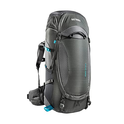 Tatonka Trekkingrucksack Noras 55+10 Women - Ergonomischer, komfortabler Trekking- und Reiserucksack mit Frontöffnung und optimaler Lastverteilung - 65 Liter (+10 Liter) - titan grey von Tatonka