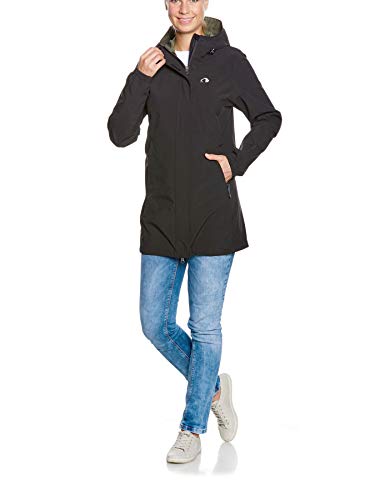 Tatonka Wasserdichter Outdoormantel Neta W’s Coat - Größe 36 - Regenmantel mit Kapuze für Damen - atmungsaktiv und PFC-frei - Regular Fit - schwarz Tatonka Wasserdichter Outdoormantel Neta W’s Coat - Größe 36 - Regenmantel mit Kapuze für Damen - atmungsaktiv und PFC-frei - Regular Fit - schwarz von Tatonka