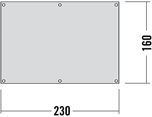 Tatonka 3705 Zeltunterlage Zeltunterl, transparent, 230 x 160 cm von Tatonka